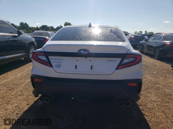 2022 Subaru WRX z VIN JF1VBAB68N8023628, wystawiony jako Copart lot #65976834 z przebiegiem 17 463 mil mil oraz Szkody całkowita. Historia ofert i sprzedaży dostępna na DreamBid. Obrazek 6.