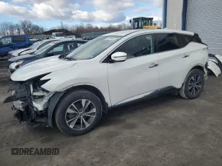 2020 Nissan Murano S with VIN 5N1AZ2AS9LN121232, listed as a Copart auction lot 47212645 with 53,828 mi miles and Salvage Title. Bid and sale history available at DreamBid. Image 1.