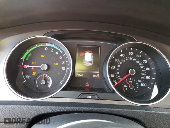 2016 Volkswagen Golf SEL Premium z VIN WVWPP7AU7GW912880, wystawiony jako Copart lot #75138314 z przebiegiem 39 146 mil mil oraz Szkoda całkowita • Salvage title. Historia ofert i sprzedaży dostępna na DreamBid. Obrazek 9.