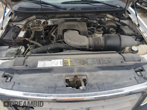 2002 Ford F-150 XL with VIN 1FTRX17L52KC49698, listed as a Copart auction lot 54307145 with 254,394 mi miles and Salvage title. Bid and sale history available at DreamBid. Image 11.