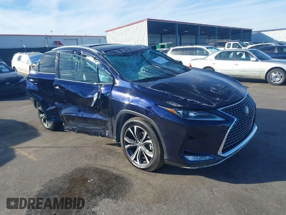 2022 Lexus RX with VIN 2T2HZMAA6NC228908, listed as a IAAI auction lot 41592778 with 46,966 mi miles. Bid and sale history available at carsss.com. Image 1.