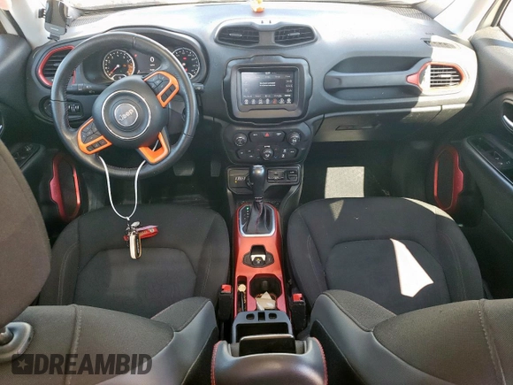 2018 Jeep Renegade Trailhawk with VIN ZACCJBCBXJPH56501, listed as a Copart auction lot 47811455 with 70,401 mi miles and Salvage Title. Bid and sale history available at carsss.com. Image 8.