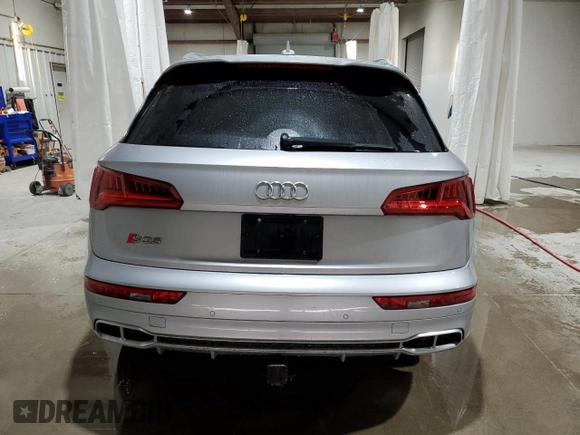 2018 Audi SQ5 Premium Plus with VIN WA1A4AFY7J2151817, listed as a Copart auction lot 80998964 with 51,759 mi miles and Salvage Title. Bid and sale history available at DreamBid. Image 6.