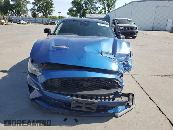 2023 Ford Mustang EcoBoost with VIN 1FA6P8TH1P5107731, listed as a Copart auction lot 55351575 with 11,655 mi miles and Salvage title. Bid and sale history available at DreamBid. Image 5.