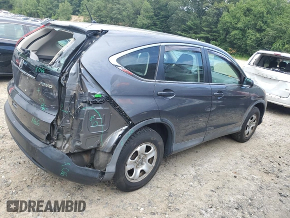 2012 Honda CR-V LX with VIN 2HKRM4H30CH618010, listed as a Copart auction lot 64193645 with 109,059 mi miles and Clean title. Bid and sale history available at DreamBid. Image 3.