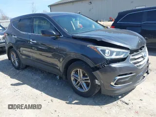 2017 Hyundai Santa Fe 2.4L z VIN 5XYZTDLBXHG493145, wystawiony jako IAAI lot #41833480 z przebiegiem 68 892 mil mil oraz . Historia ofert i sprzedaży dostępna na DreamBid. Obrazek 1.