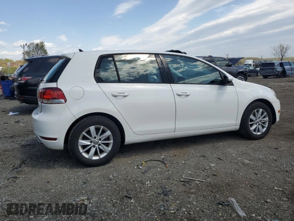 2012 Volkswagen Golf with VIN WVWDB7AJ3CW233383, listed as a Copart auction lot 52623305 with 209,814 mi miles and Salvage Title. Bid and sale history available at DreamBid. Image 3.