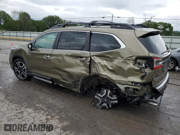 2023 Subaru Ascent Touring z VIN 4S4WMAWD2P3448243, wystawiony jako Copart lot #58664415 z przebiegiem 25 152 mil mil oraz Szkoda całkowita • Salvage title. Historia ofert i sprzedaży dostępna na DreamBid. Obrazek 2.