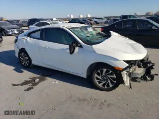 2017 Honda Civic Coupe LX with VIN 2HGFC4B56HH311801, listed as a Copart auction lot 82876484 with 0 mi miles and Salvage Title. Bid and sale history available at carsss.com. Image 4.