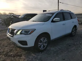 2017 Nissan Pathfinder S with VIN 5N1DR2MN0HC674566, listed as a Copart auction lot 83071494 with 130,135 mi miles and Salvage Title. Bid and sale history available at carsss.com. Image 1.