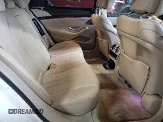 2015 Mercedes-Benz S 550 with VIN WDDUG8FB0FA077724, listed as a Copart auction lot 83636774 with 55,436 mi miles and Salvage Title. Bid and sale history available at carsss.com. Image 10.