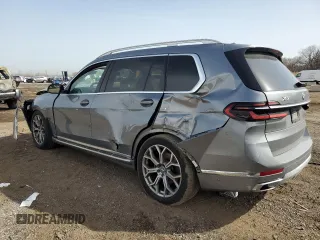 2024 BMW X7 xDrive40i z VIN 5UX23EM0XR9S60730, wystawiony jako Copart lot #49636395 z przebiegiem Nie podano mil oraz Szkoda całkowita • Salvage title. Historia ofert i sprzedaży dostępna na DreamBid. Obrazek 2.