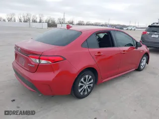 2020 Toyota Corolla Hybrid LE with VIN JTDEBRBE0LJ001001, listed as a IAAI auction lot 41536845 with 394,243 mi miles. Bid and sale history available at carsss.com. Image 4.