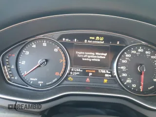 2018 Audi A4 with VIN WAUKMBF4XJA009459, listed as a Copart auction lot 73881424 with Not provided miles and Non repairable. Bid and sale history available at DreamBid. Image 9.