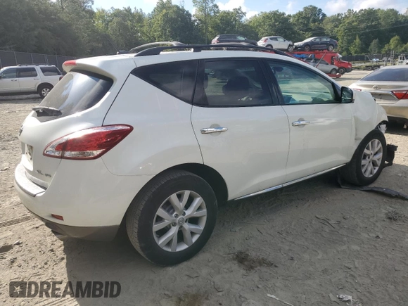 2011 Nissan Murano SV with VIN JN8AZ1MWXBW179389, listed as a Copart auction lot 70893614 with 141,937 mi miles and Salvage Title. Bid and sale history available at carsss.com. Image 3.