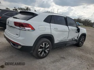 2022 Volkswagen Atlas SE with VIN 1V2LC2CA9NC209830, listed as a Copart auction lot 77863234 with 44,934 mi miles and Non repairable. Bid and sale history available at DreamBid. Image 3.