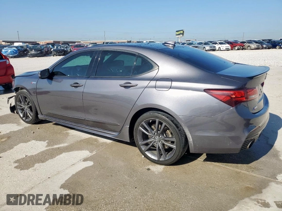 2018 Acura TLX w/A-SPEC Pkg with VIN 19UUB2F69JA010803, listed as a Copart auction lot 54090365 with 96,961 mi miles and Salvage title. Bid and sale history available at DreamBid. Image 2.