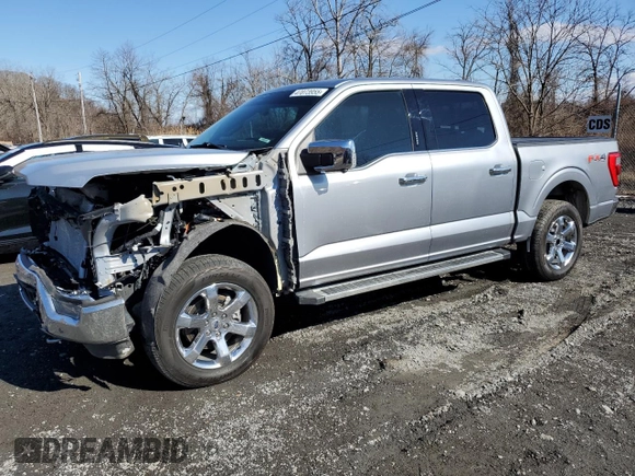 2023 Ford F-150 XL with VIN 1FTFW1E83PFC67461, listed as a Copart auction lot 47073955 with 10,498 mi miles and Salvage Title. Bid and sale history available at carsss.com. Image 1.