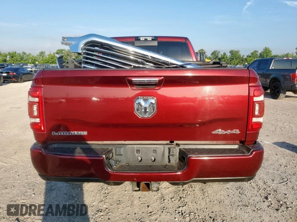 2022 Ram 2500 Laramie with VIN 3C6UR5FJ4NG306343, listed as a Copart auction lot 58817845 with 66,918 mi miles and Salvage title. Bid and sale history available at DreamBid. Image 6.