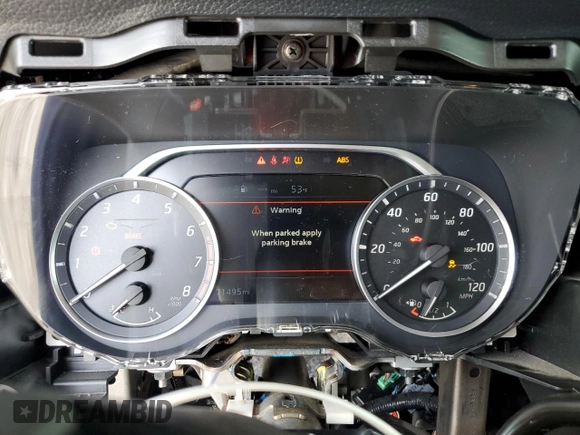 2021 Nissan Titan S with VIN 1N6AA1ECXMN510209, listed as a Copart auction lot 45485795 with 71,495 mi miles and Salvage title. Bid and sale history available at DreamBid. Image 9.