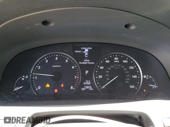 2015 Lexus LS 460 with VIN JTHBL5EF0F5136665, listed as a Copart auction lot 56854765 with 73,875 mi miles and Salvage title. Bid and sale history available at DreamBid. Image 9.