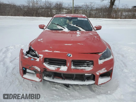 2024 BMW M2 with VIN 3MF13DM04R8E72490, listed as a Copart auction lot 87841235 with 0 mi miles and Salvage Title. Bid and sale history available at carsss.com. Image 5.