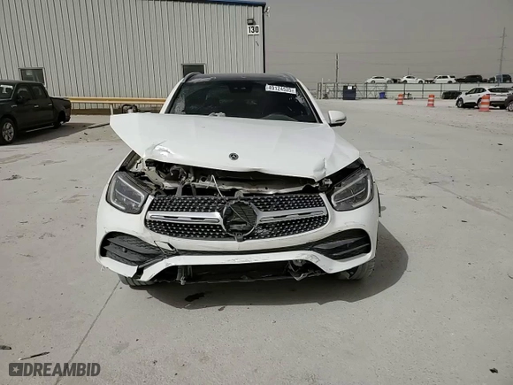 2021 Mercedes-Benz GLC with VIN W1N0G8DB6MF955676, listed as a Copart auction lot 49124535 with 52,441 mi miles and Salvage Title. Bid and sale history available at carsss.com. Image 12.