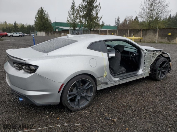 2019 Chevrolet Camaro 1LT with VIN 1G1FB1RS9K0151302, listed as a Copart auction lot 51342015 with 92,483 mi miles and Salvage Title. Bid and sale history available at carsss.com. Image 3.