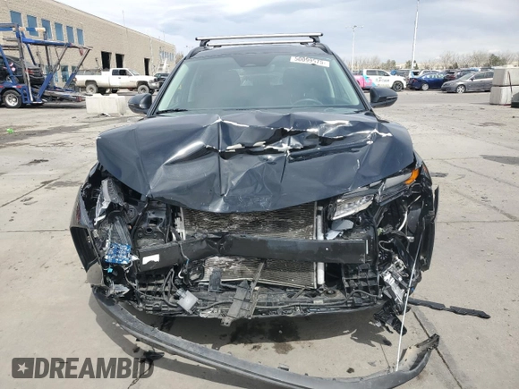 2022 Hyundai Tucson SEL with VIN 5NMJCCAE4NH089487, listed as a Copart auction lot 50099575 with 33,166 mi miles and Salvage Title. Bid and sale history available at DreamBid. Image 5.