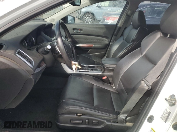 2016 Acura TLX with VIN 19UUB1F37GA000618, listed as a Copart auction lot 49133985 with 160,416 mi miles and Salvage title. Bid and sale history available at DreamBid. Image 7.