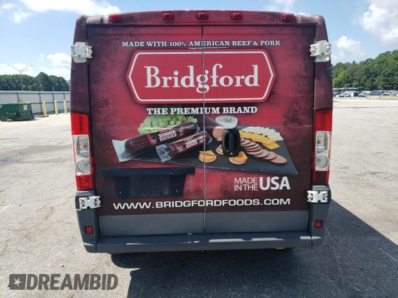2016 Ram ProMaster Cargo with VIN 3C6TRVNG0GE127183, listed as a Copart auction lot 62960244 with 240,392 mi miles and Salvage Title. Bid and sale history available at DreamBid. Image 6.