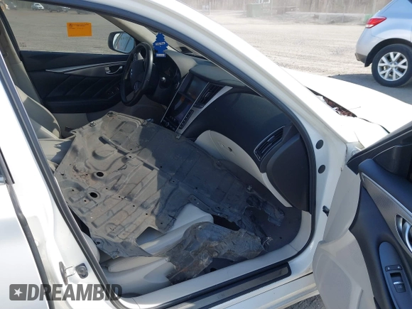 2015 Infiniti Q50 Sport with VIN JN1BV7AR3FM398373, listed as a IAAI auction lot 41714110 with Not provided miles and . Bid and sale history available at DreamBid. Image 5.