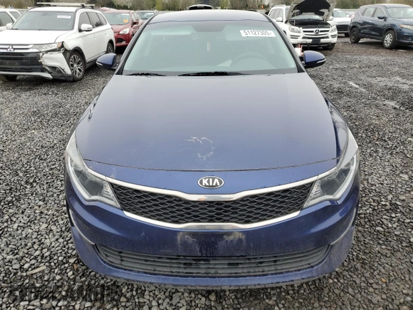 2017 Kia Optima LX with VIN 5XXGT4L33HG130237, listed as a Copart auction lot 51127305 with 76,944 mi miles and Salvage Title. Bid and sale history available at carsss.com. Image 5.