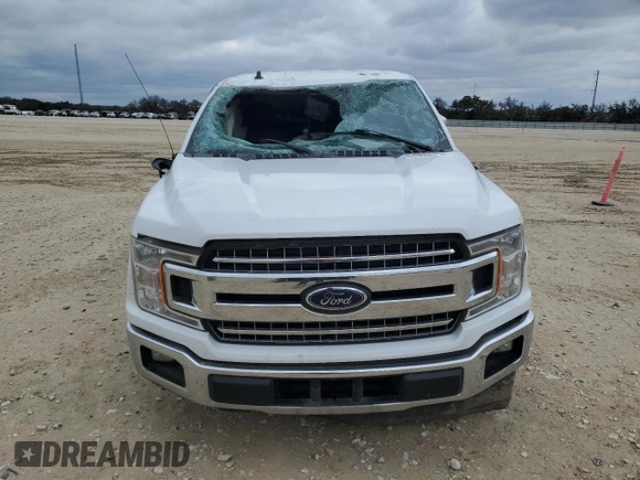 2020 Ford F-150 XL with VIN 1FTEW1CP4LKD98311, listed as a Copart auction lot 87605575 with 153,353 mi miles and Salvage Title. Bid and sale history available at carsss.com. Image 5.