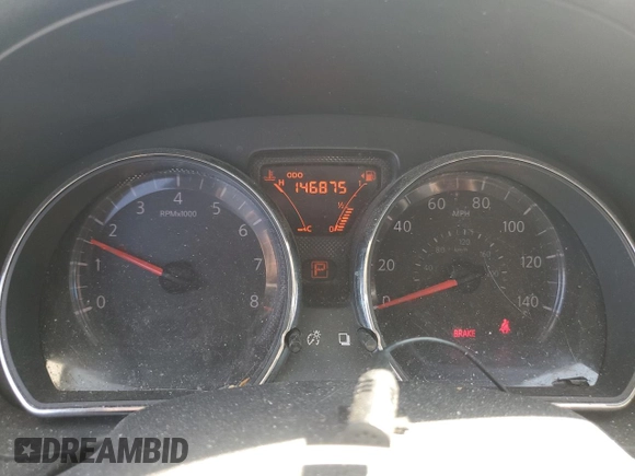 2014 Nissan Versa SV with VIN 3N1CN7AP4EL804009, listed as a Copart auction lot 48556215 with 146,875 mi miles and Salvage Title. Bid and sale history available at carsss.com. Image 9.