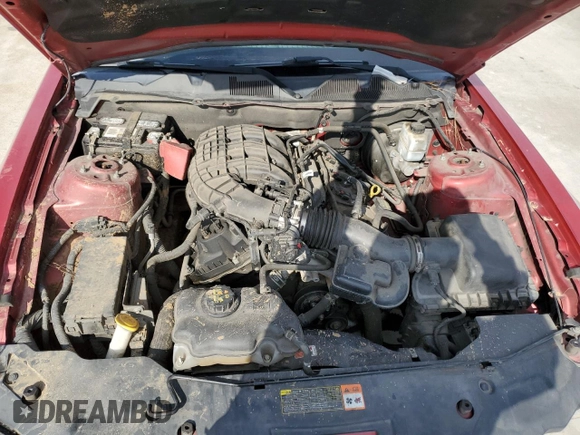 2011 Ford Mustang V6 with VIN 1ZVBP8AM1B5105444, listed as a Copart auction lot 47071455 with Not Provided miles and Salvage Title. Bid and sale history available at carsss.com. Image 12.