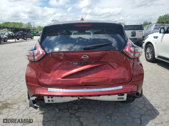 2015 Nissan Murano Platinum with VIN 5N1AZ2MH2FN210306, listed as a Copart auction lot 53768064 with 100,544 mi miles and Salvage Title. Bid and sale history available at carsss.com. Image 6.