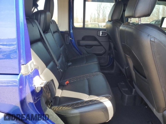 2020 Jeep Wrangler Unlimited Sahara with VIN 1C4HJXEN0LW318599, listed as a Copart auction lot 53258355 with 68,131 mi miles and Salvage title. Bid and sale history available at DreamBid. Image 11.