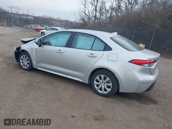2025 Toyota Corolla LE with VIN 5YFB4MDE4SP242468, listed as a IAAI auction lot 41354909 with 2,045 mi miles. Bid and sale history available at carsss.com. Image 3.