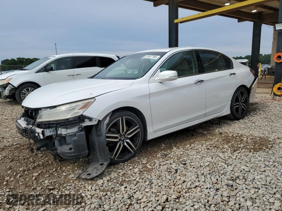 2017 Honda Accord Touring with VIN 1HGCR3F97HA042408, listed as a Copart auction lot 61937785 with 115,259 mi miles and Salvage title. Bid and sale history available at DreamBid. Image 1.