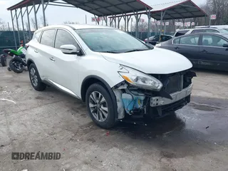 2017 Nissan Murano S with VIN 5N1AZ2MH7HN167875, listed as a IAAI auction lot 41460513 with 211,246 mi miles and . Bid and sale history available at DreamBid. Image 1.
