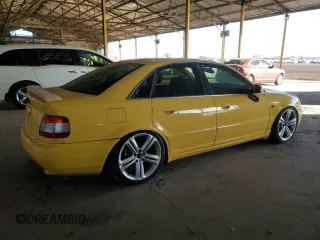 2000 Audi S4 z VIN WAUDD68D1YA107657, wystawiony jako Copart lot #81312104 z przebiegiem 133 371 mil mil oraz Tytuł czysty. Historia ofert i sprzedaży dostępna na DreamBid. Obrazek 3.