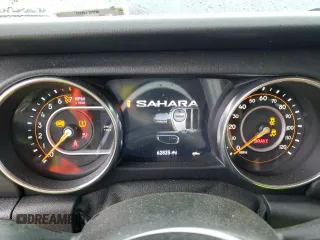 2019 Jeep Wrangler Unlimited Sahara with VIN 1C4HJXEG9KW531423, listed as a Copart auction lot 55577875 with 62,825 mi miles and Non repairable. Bid and sale history available at DreamBid. Image 9.