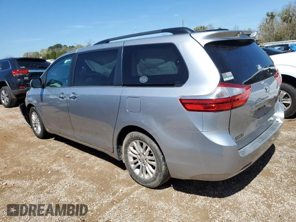 2015 Toyota Sienna XLE with VIN 5TDYK3DC2FS557260, listed as a Copart auction lot 50147465 with 177,492 mi miles and Salvage Title. Bid and sale history available at carsss.com. Image 2.