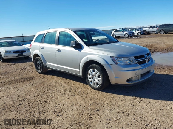2014 Dodge Journey American Value Pkg with VIN 3C4PDCAB5ET119192, listed as a IAAI auction lot 41344250 with 228,461 mi miles. Bid and sale history available at carsss.com. Image 1.