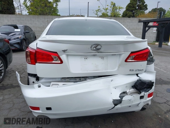 2012 Lexus IS 250 with VIN JTHBF5C26C5170533, listed as a IAAI auction lot 42020810 with 161,611 mi miles and . Bid and sale history available at DreamBid. Image 6.