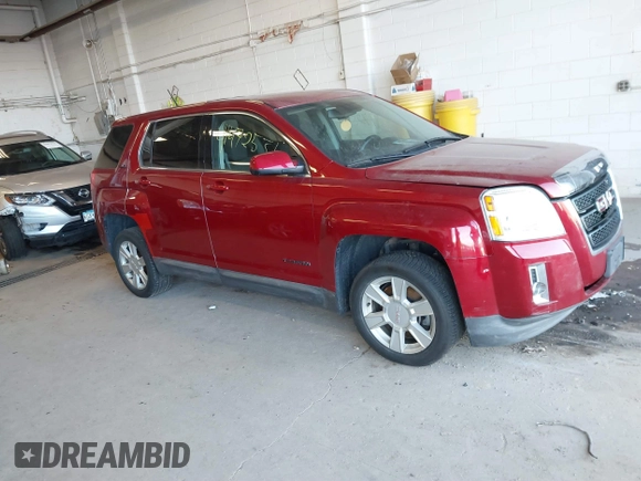 2013 GMC Terrain SLE with VIN 2GKALMEK9D6382754, listed as a IAAI auction lot 41472531 with 144,949 mi miles. Bid and sale history available at carsss.com. Image 1.