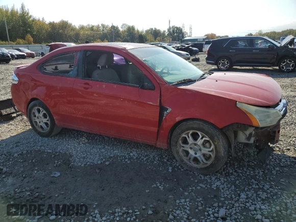 2008 Ford Focus SE with VIN 1FAHP33NX8W125576, listed as a Copart auction lot 47653695 with 214,572 mi miles and Salvage Title. Bid and sale history available at carsss.com. Image 4.