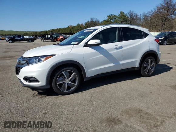 2022 Honda HR-V EX with VIN 3CZRU6H53NM765569, listed as a Copart auction lot 53507074 with 52,180 mi miles and Salvage Title. Bid and sale history available at carsss.com. Image 1.
