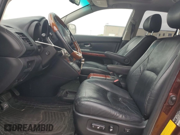 2009 Lexus RX 350 with VIN JTJGK31U899852162, listed as a Copart auction lot 50327435 with 166,085 mi miles and Salvage Title. Bid and sale history available at DreamBid. Image 7.